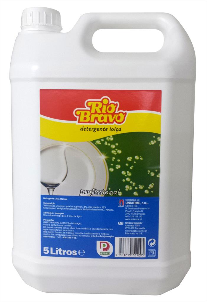 DETERG LOICA LIMAO 5LT RIO BRAVO C/4